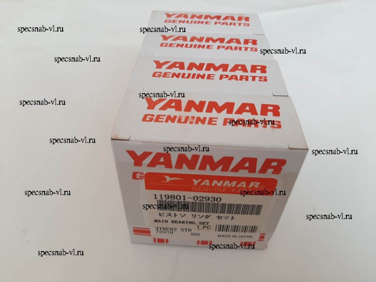 Yanmar 3TNV82 вкладыши коренные