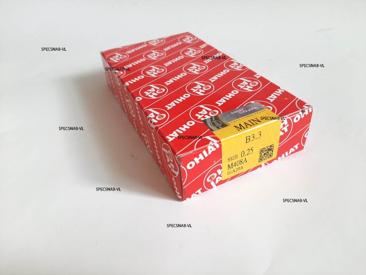 Cummins QSB3.3 вкладыши коренные 0.25 ремонт
