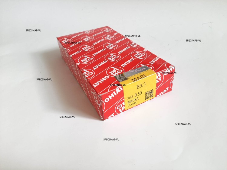 Cummins QSB3.3 вкладыши коренные 0.5 ремонтные