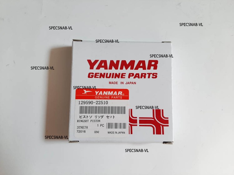 Yanmar 3TNE78 кольца поршневые
