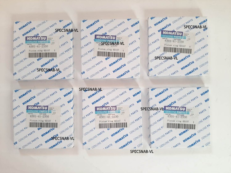 Komatsu 6D107 кольца поршневые