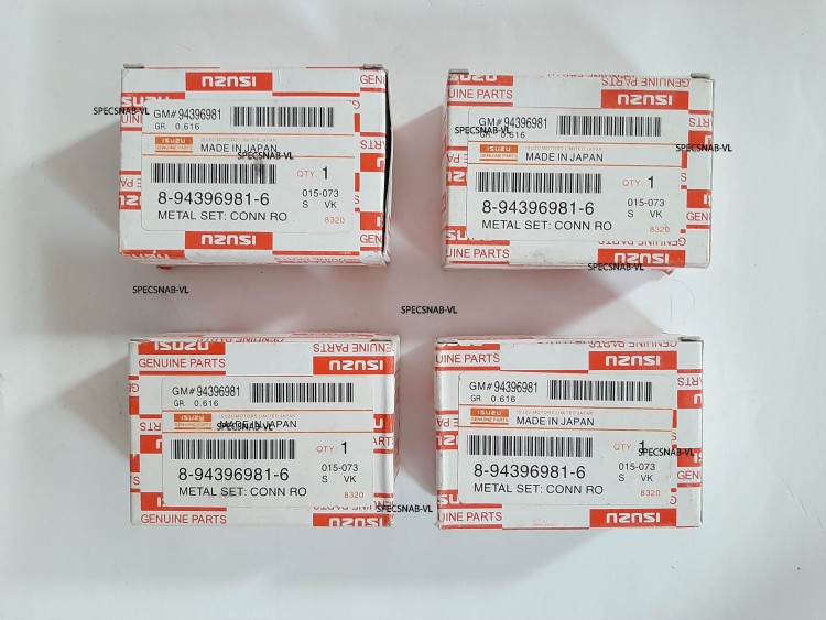 Isuzu 4HK1 вкладыши шатунные