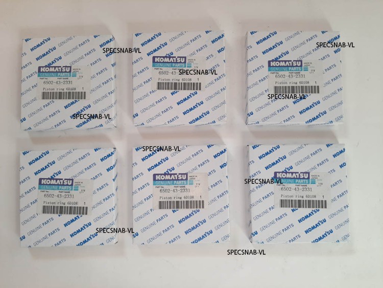 Komatsu 6D108 кольца поршневые