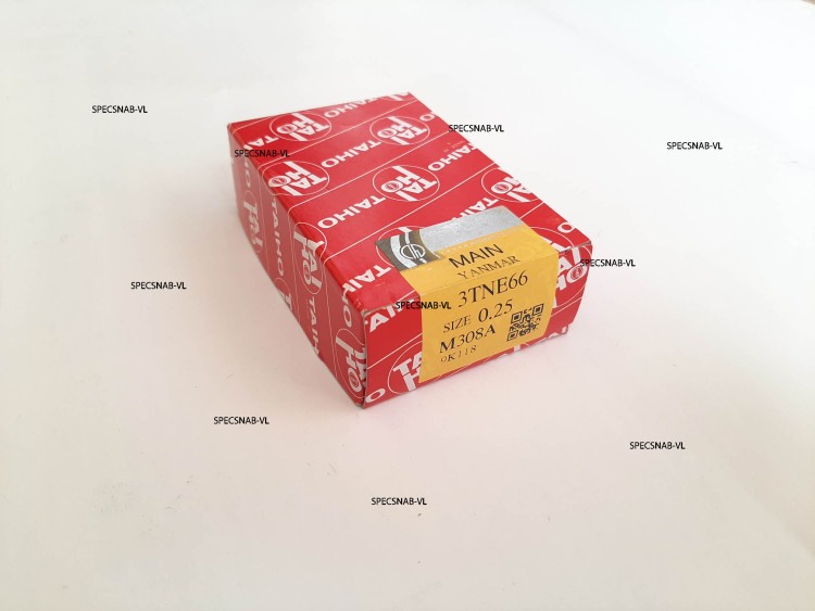 Yanmar 3TNE66 вкладыши коренные 0.25 ремонт