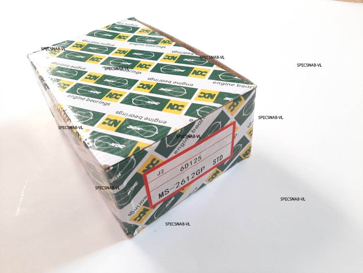 Komatsu 6D125 вкладыши коренные