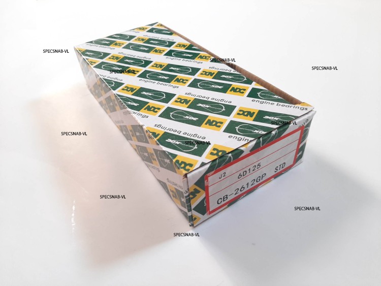 Komatsu 6D125 вкладыши шатунные