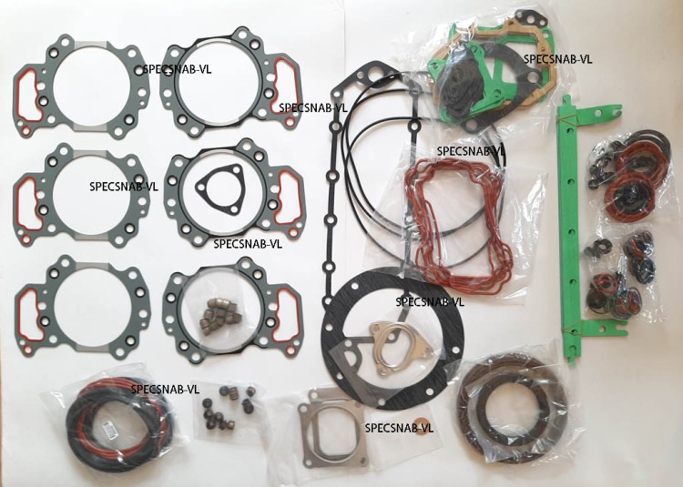 Komatsu 6D125 ремкомплект набор прокладок