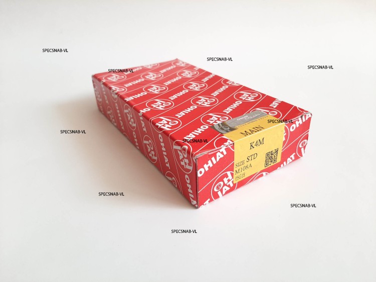 Mitsubishi K4M вкладыши коренные