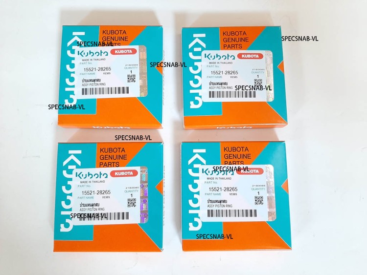 Kubota V1505 кольца поршневые