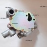Komatsu 3D76E помпа водяной насос