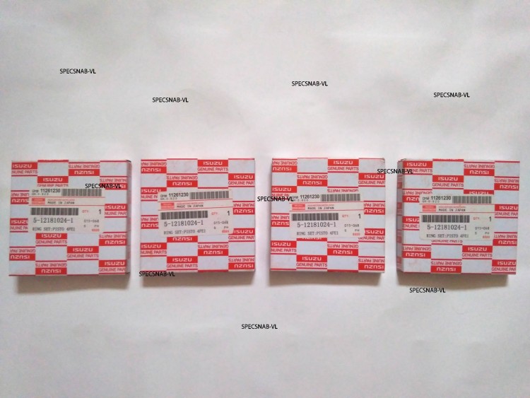 Isuzu 4FE1 кольца поршневые